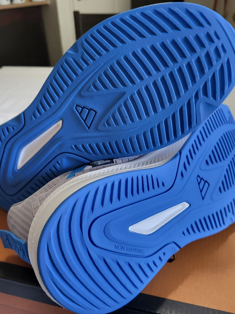 *NEW* Adidas Minecraft Fortarun J Gray Blue Size Boy’s 6 with Box
